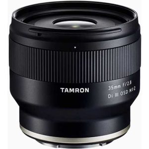 برسی لنز تامرون برای سونی Tamron 35mm f/2.8 Di III OSD M 1:2 Lens for Sony E