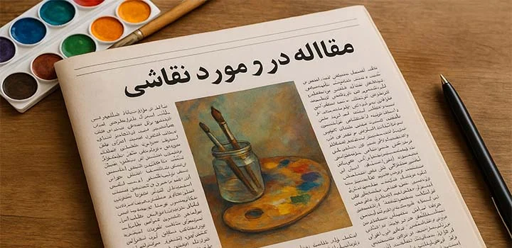 ایران پیپر | کتاب مقاله در مورد نقاشی