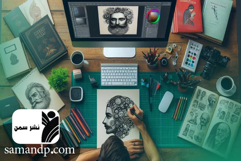 کتاب اهمیت طراحی جلد در جذب مخاطب