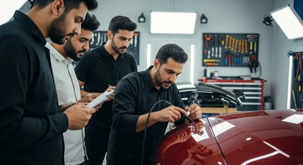 اسپری | خودرو آموزش لیسه گیری خودرو با گلکسی توربو – حرفه ای یاد بگیر، دقیق اجرا کن!