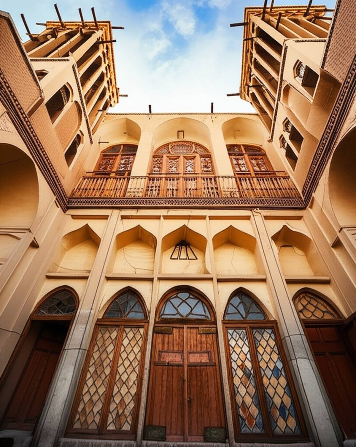 اقامت | گردشگری خانه شکوهی یزد | اقامتگاهی تاریخی با معماری اصیل ایرانی