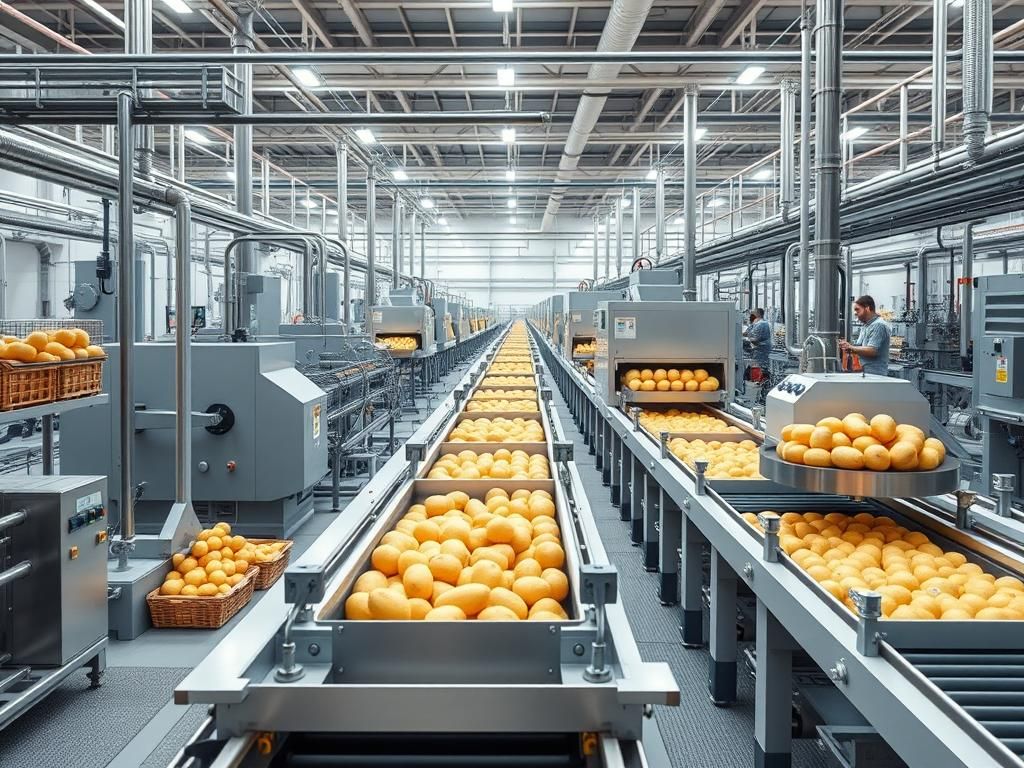 کارخانه سیب زمینی نیمه آماده تبریز