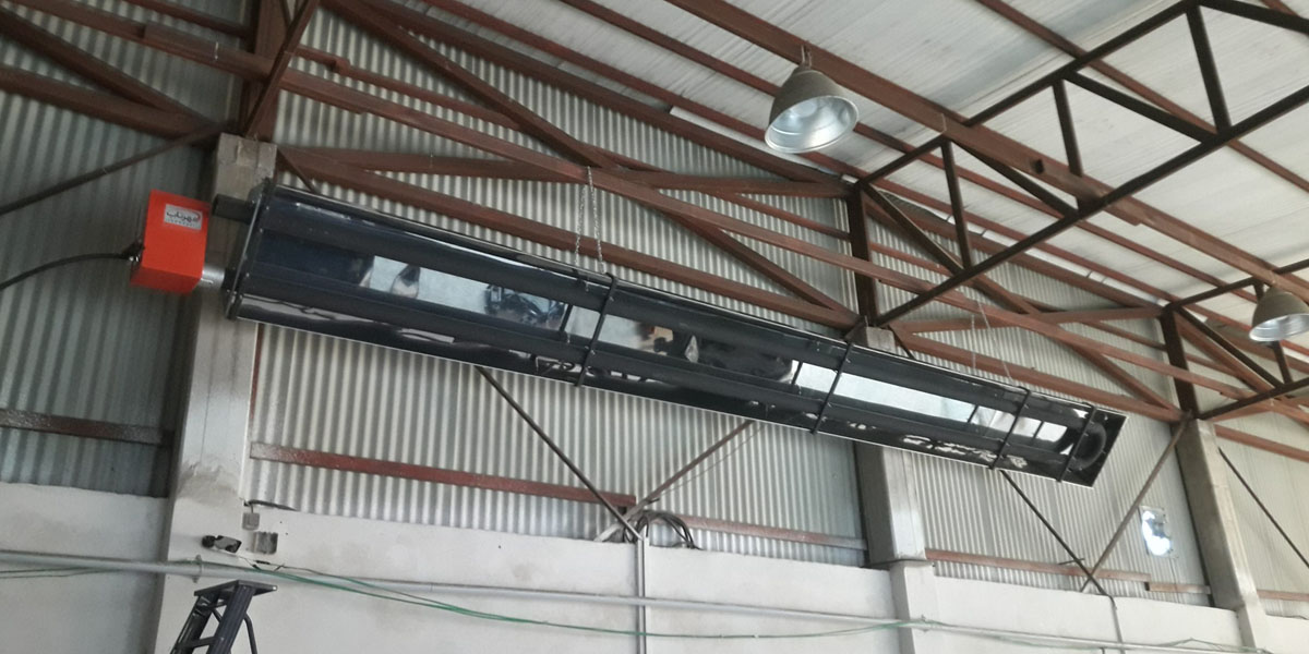 طراحی | ایمنی گرمایش کارگاه های صنعتی و سوله ها