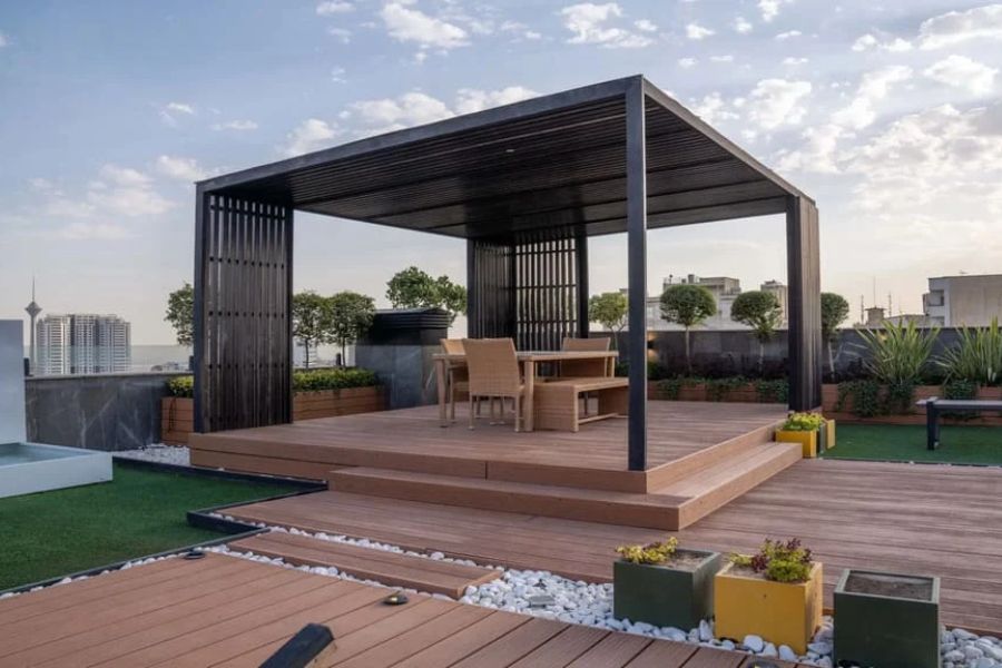 راهنمای کامل هزینه و تعرفه ساخت روف گاردن